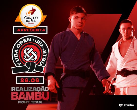 1º Ubá Open de Jiu-Jitsu e No-Gi tem inscrições abertas