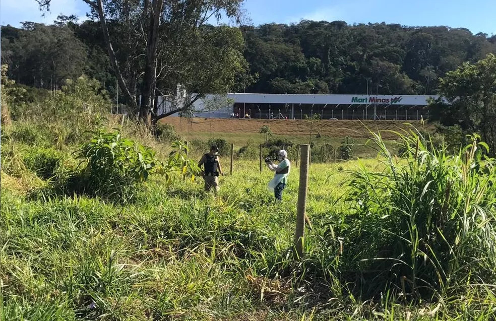 Corpo da jovem foi encontrado nas intermediações do Horto Florestal de Ubá em 2019/ Foto: Polícia Militar/Divulgação