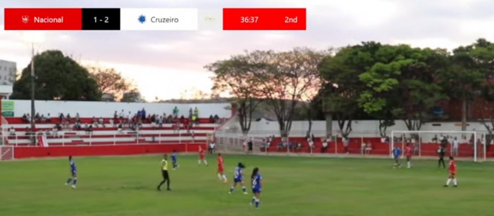 Nacional de VRB perde em casa para o Cruzeiro pelo Campeonato Mineiro Feminino