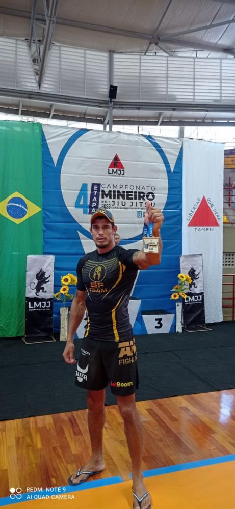 Eder Bambu conquista mais um título no Campeonato Mineiro de Jiu-Jitsu