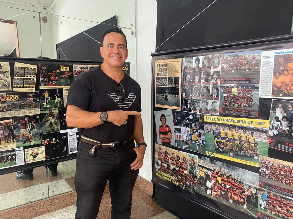 Exposição “Isto é Zico” celebra a trajetória do ícone do futebol brasileiro em Ubá