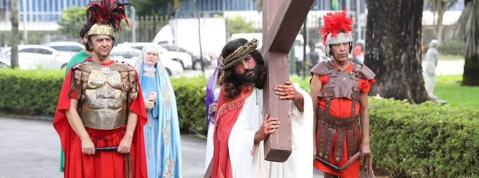 Encenação da Paixão de Cristo acontece nesta sexta no Horto Florestal de Ubá