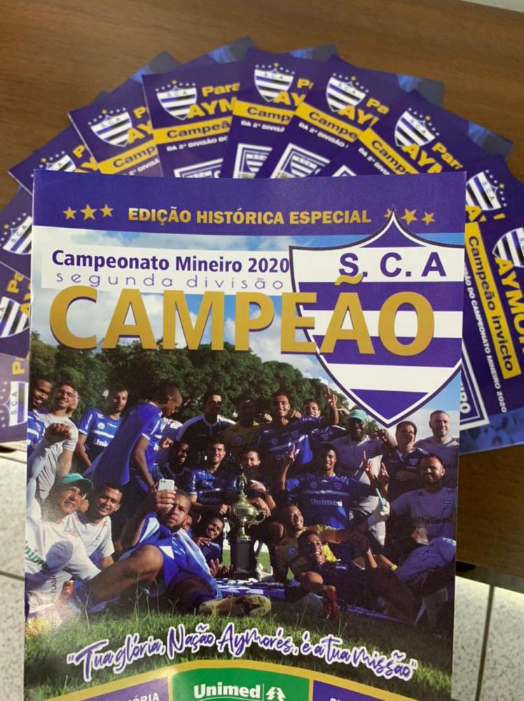 Aymorés lança revista comemorativa ao título da Segunda Divisão do Mineiro