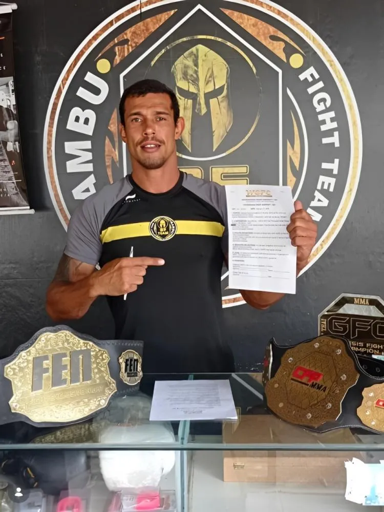 Ubaense Eder “Bambu” Souza lutará na Ucrânia por evento internacional de MMA