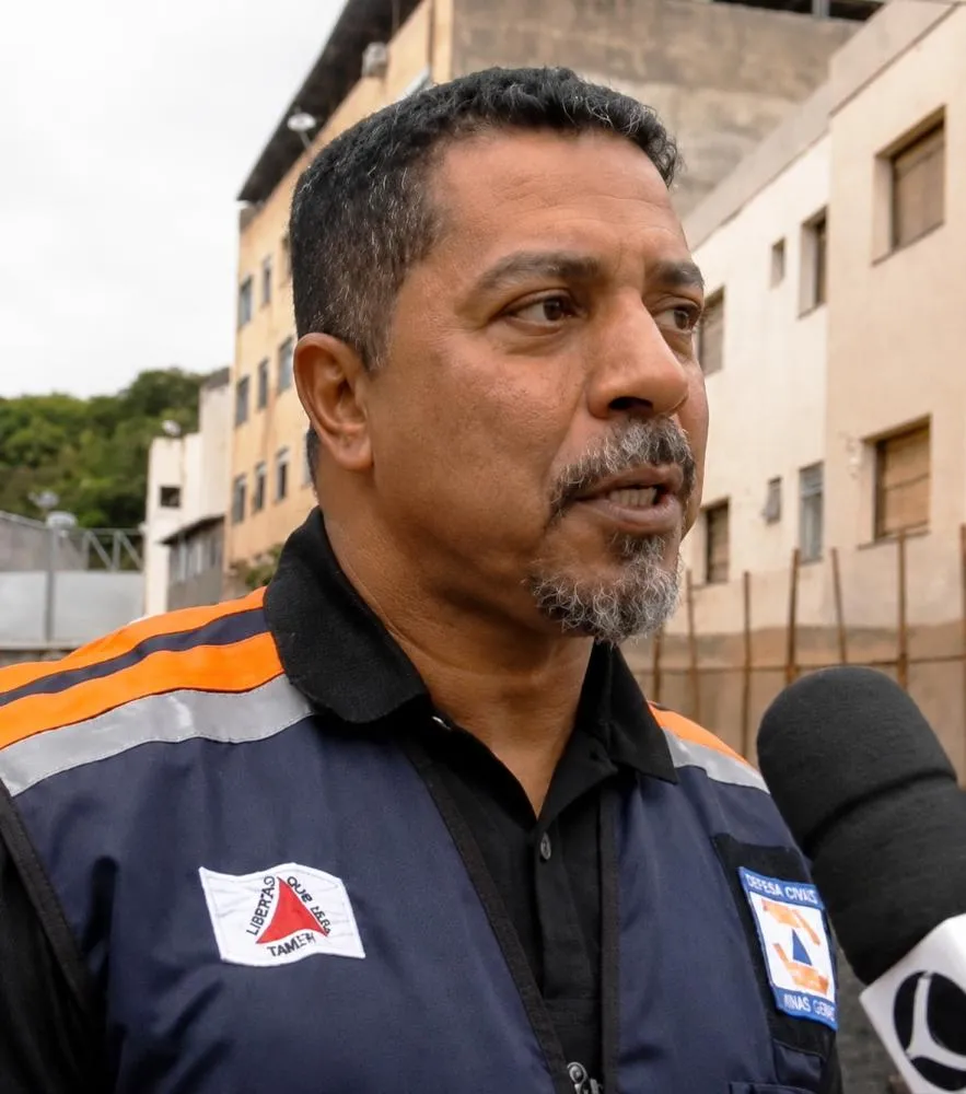 O Coordenador da Defesa Civil Anderson Almeida. Reprodução: TV Integração