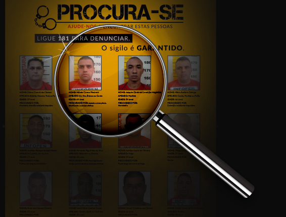 Segurança Pública lança lista dos 21 criminosos mais procurados de MG