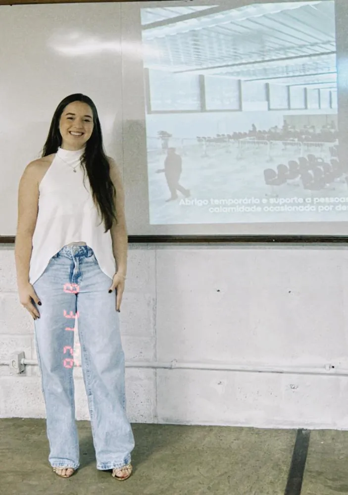 Após enchente em Ubá, jovem de 22 anos desenvolve TCC de Arquitetura com proposta de abrigo para vítimas de calamidades