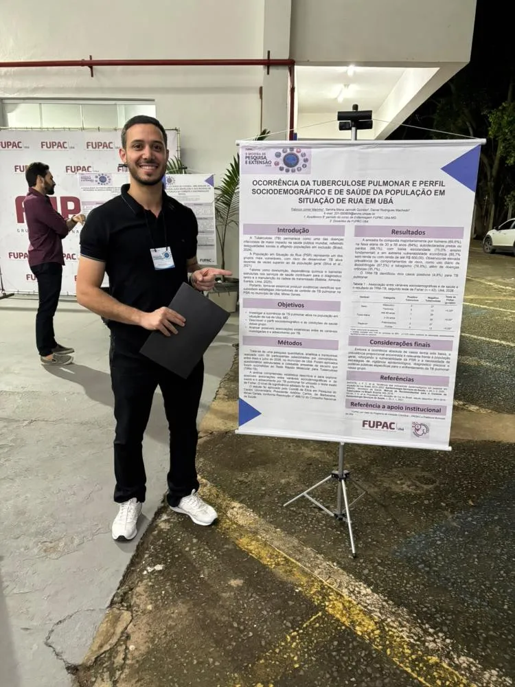 Pesquisa desenvolvida em Ubá identifica casos de tuberculose em pessoas em situação de rua e será publicada em revista científica