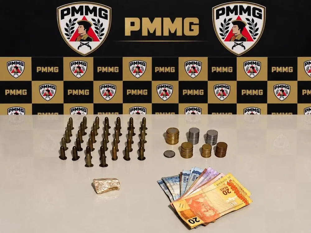 Jovem de 24 anos é preso por tráfico de drogas no Centro de Ubá após tentar fugir da PM