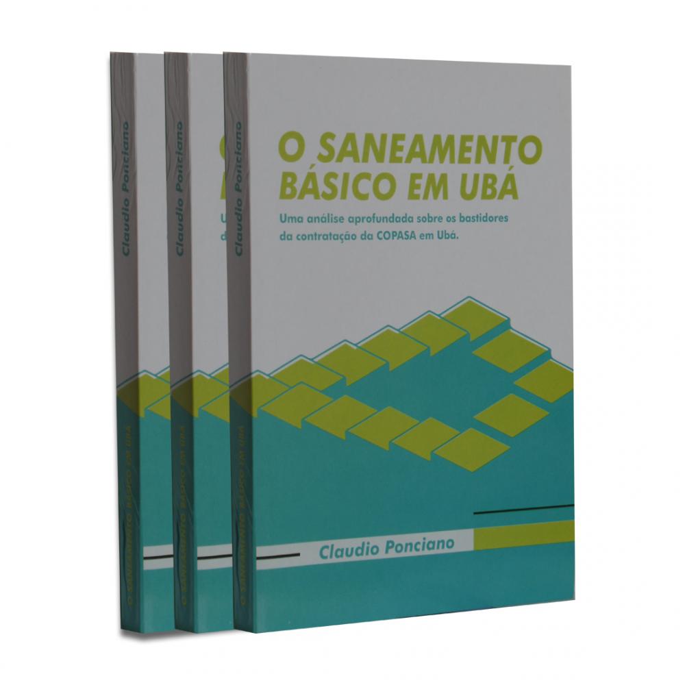 Claudio Ponciano lança livro sobre contratação da Copasa em Ubá